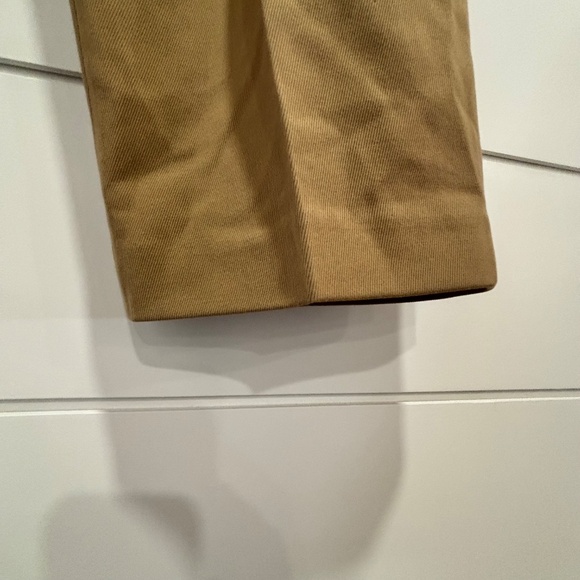 Club Monaco Tan High-Waist Belted Trousers - Picture 8 of 16